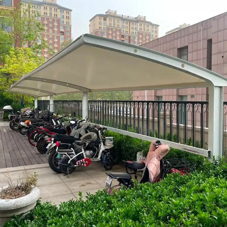 洮南市膜结构电动车棚